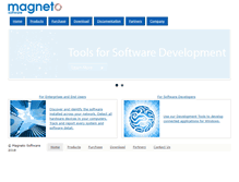 Tablet Screenshot of magnetosoft.com